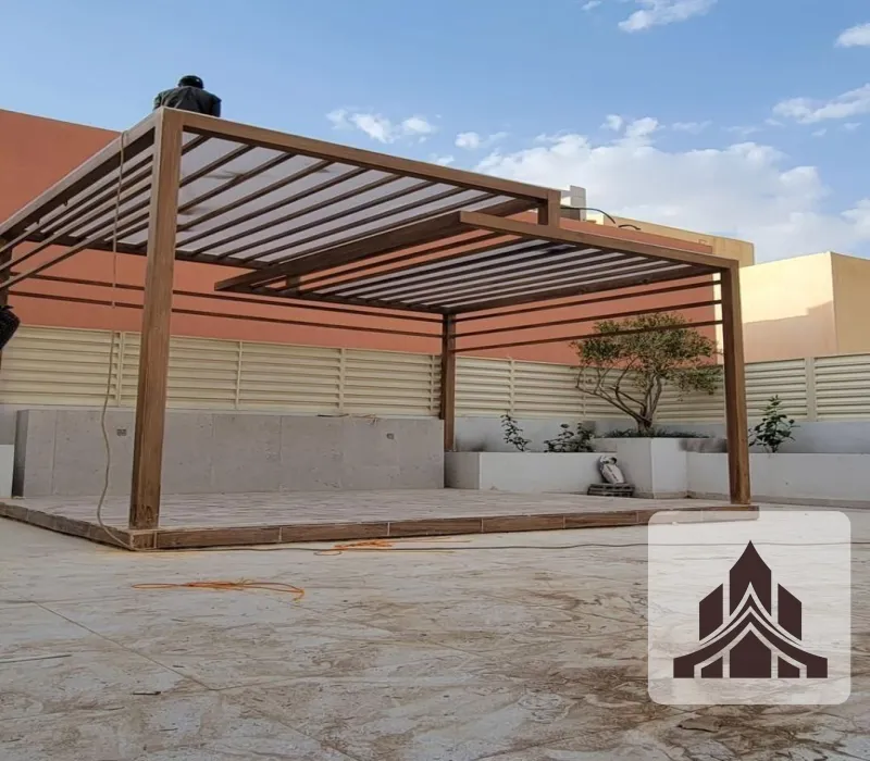 برجولات خشبية وحديدية مكة – تصاميم عصرية للحدائق والجلسات الخارجية بأسعار منافسة