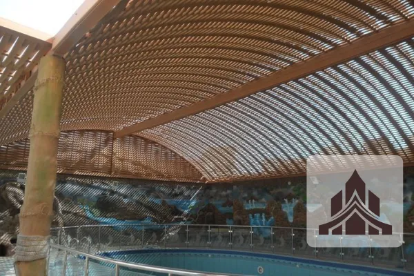 مظلات مسابح مقاومة للماء