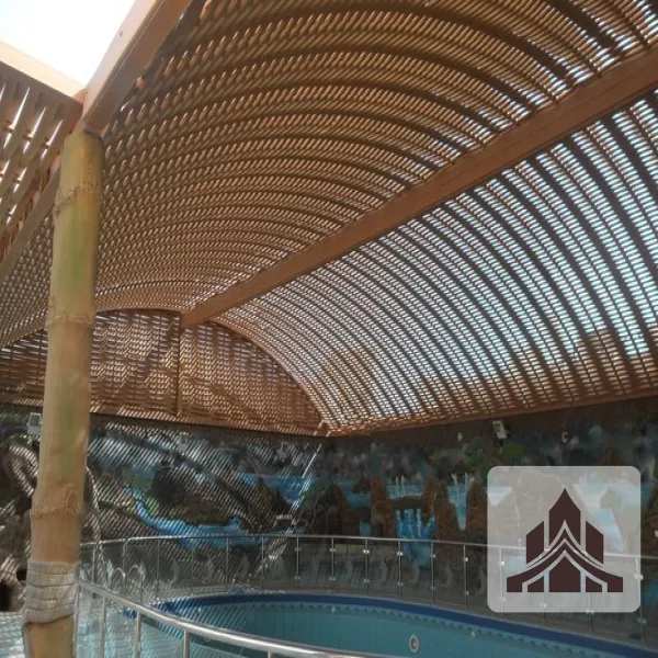 مظلات مسابح مقاومة للماء والكلور لحماية طويلة الأمد