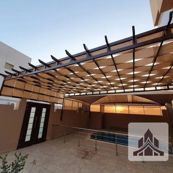 تركيب مظلات مسابح متينة في مكة - مقاومة للرطوبة ومواد التنظيف