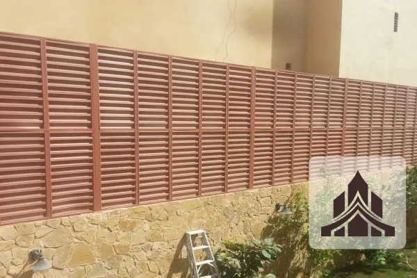 سواتر خشبية طبيعية أنيقة