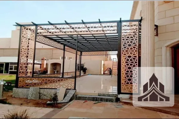 برجولات خشبية فاخرة للحدائق