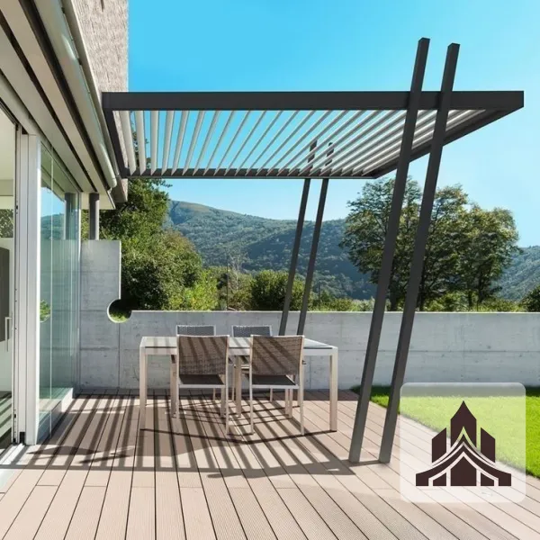 برجولات عصرية بتصاميم حديثة تناسب جميع الأذواق