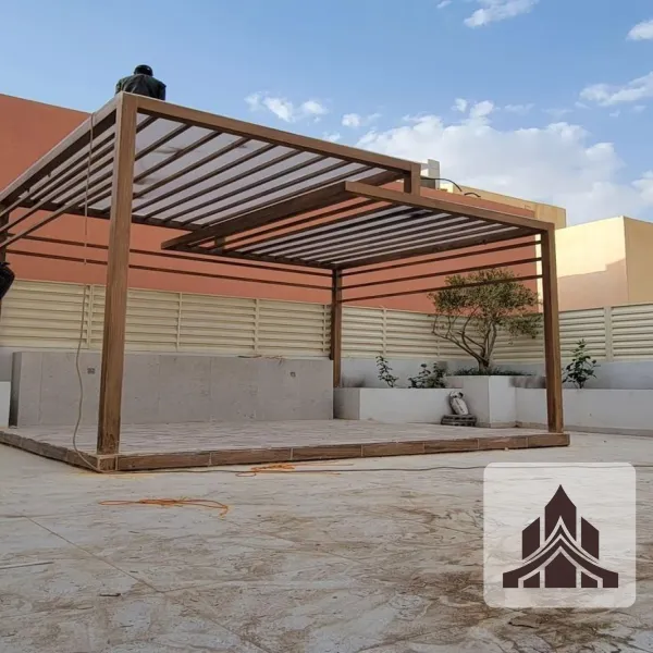 برجولات راقية للقصور والفلل في مكة - تصاميم حصرية مع إضاءة وديكورات فاخرة